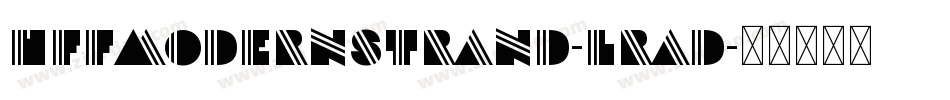 HffModernStrand-LrAD字体转换