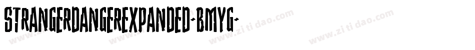 StrangerDangerExpanded-BMYG字体转换