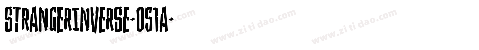 StrangerInverse-o51A字体转换
