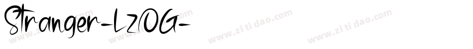 Stranger-LzOG字体转换
