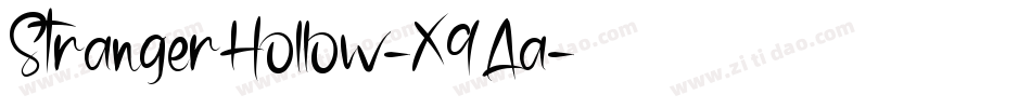 StrangerHollow-X9Aa字体转换