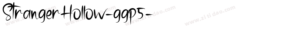 StrangerHollow-ggp5字体转换