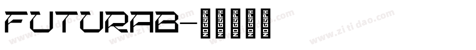 FUTURAB字体转换
