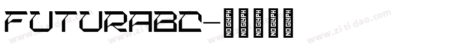 FUTURABC字体转换