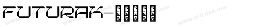FUTURAK字体转换