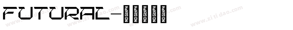 FUTURAL字体转换