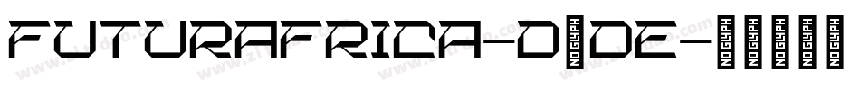 Futurafrica-D6dE字体转换