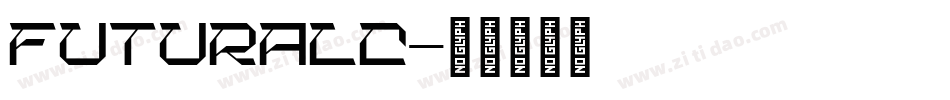 Futuralc字体转换