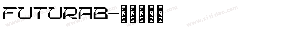 FUTURAB字体转换