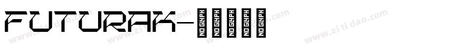 FUTURAK字体转换