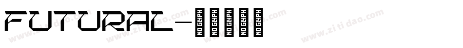 FUTURAL字体转换