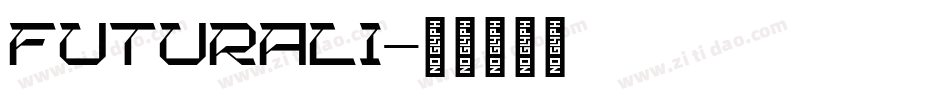 FUTURALI字体转换