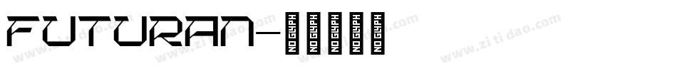 Futuran字体转换