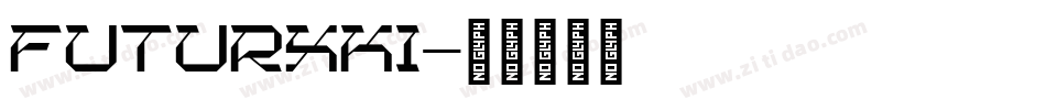 Futurxki字体转换