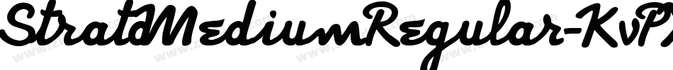 StratoMediumRegular-KvPX字体转换