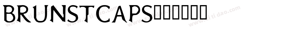 BrunstCaps字体转换
