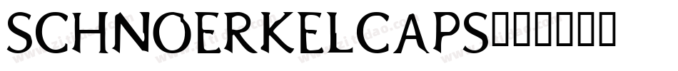 SchnoerkelCaps字体转换