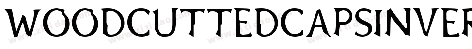 WoodcuttedCapsInversFS字体转换