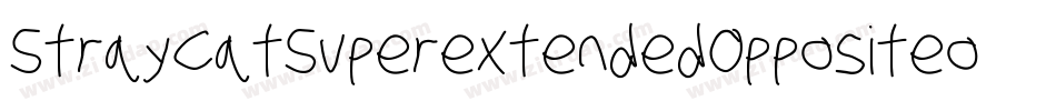 StrayCatSuperextendedOppositeoblique-E2Yr字体转换
