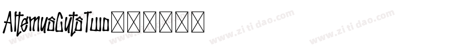 AltemusCutsTwo字体转换