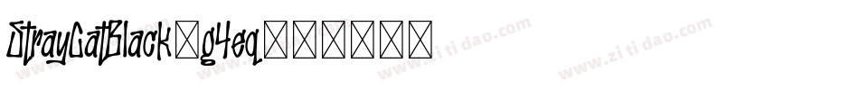 StrayCatBlack-g4eq字体转换