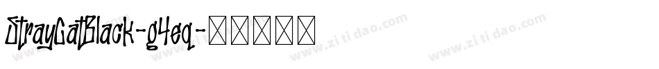 StrayCatBlack-g4eq字体转换
