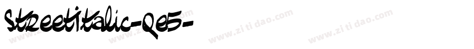 StreetItalic-qe5字体转换