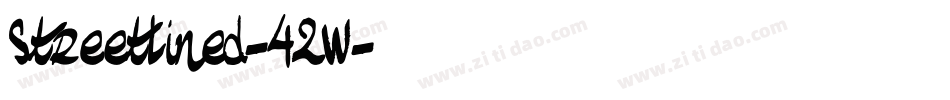 StreetLined-42W字体转换