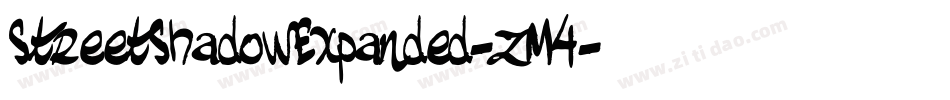 StreetShadowExpanded-zM4字体转换