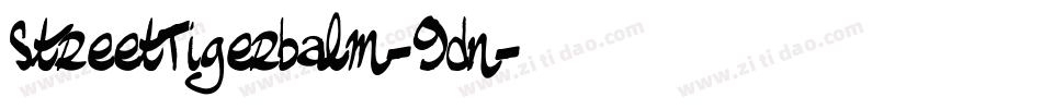 StreetTigerbalm-9dn字体转换