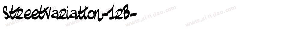 StreetVariation-1rB字体转换