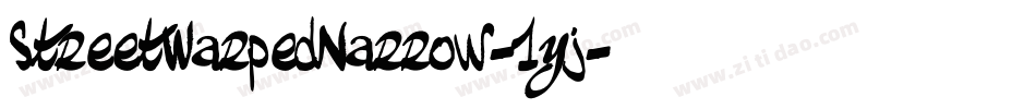 StreetWarpedNarrow-1yj字体转换
