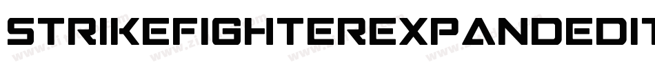 StrikeFighterExpandedItalic-rMrp字体转换 StrikeFighterExpandedItalic-rMrp字体转换
