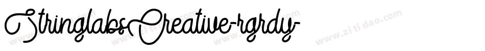 StringlabsCreative-rgrdy字体转换