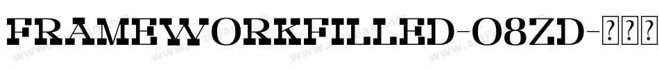 FrameWorkFilled-O8zd字体转换