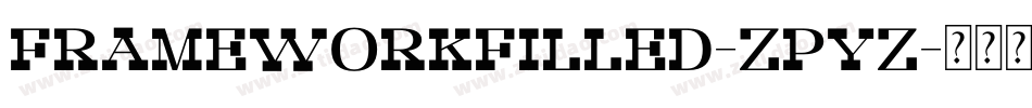FrameWorkFilled-ZPYZ字体转换