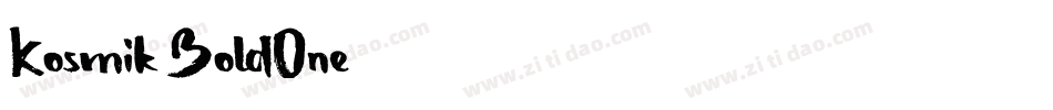Kosmik-BoldOne字体转换
