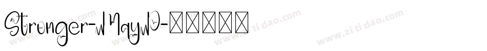 Stronger-MqyP字体转换