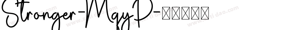 Stronger-MqyP字体转换