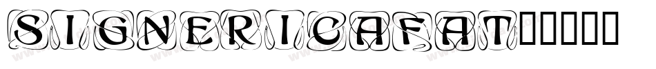 signericafat字体转换