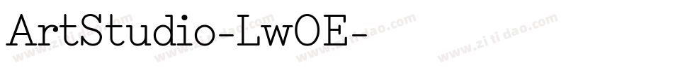ArtStudio-LwOE字体转换