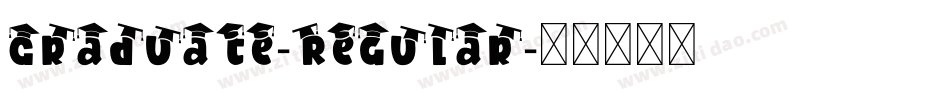 Graduate-Regular字体转换