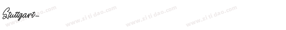 Stuttgart字体转换