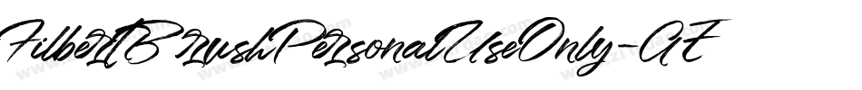 FilbertBrushPersonalUseOnly-AEX6字体转换