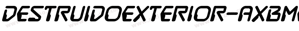 DestruidoExterior-axBmE字体转换