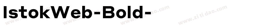 IstokWeb-Bold字体转换