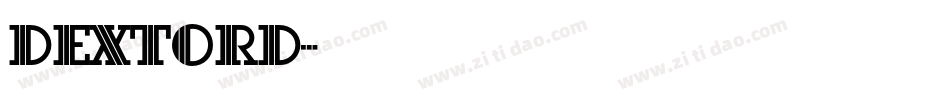 DextorD字体转换