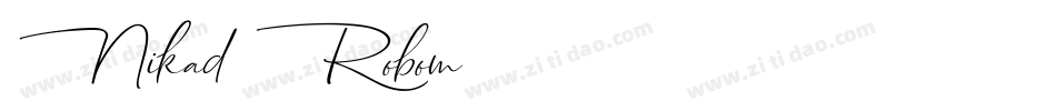 Nikad-Robom字体转换