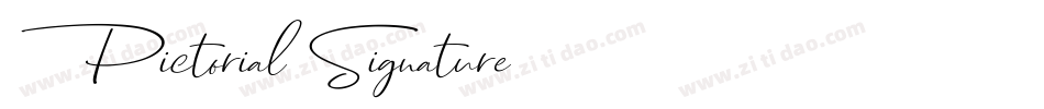 Pictorial-Signature-2字体转换