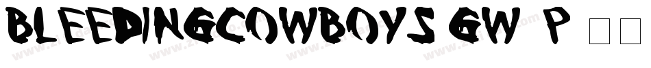 BleedingCowboys-gw6p字体转换
